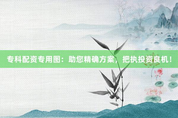 专科配资专用图：助您精确方案，把执投资良机！
