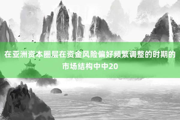 在亚洲资本圈层在资金风险偏好频繁调整的时期的市场结构中中20